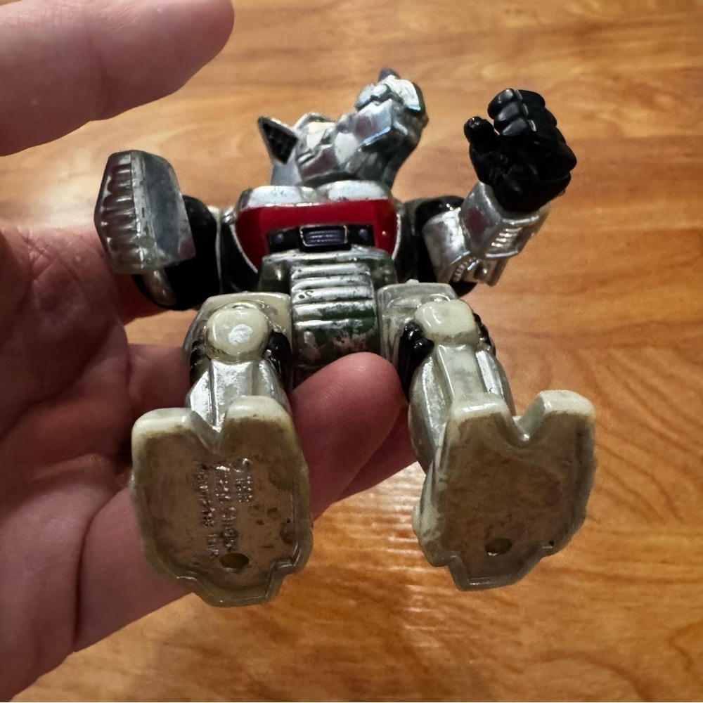 Vtg 1993 Teenage Mutant Ninja Turtles Robotic Rocksteady 4” Figure See Photos - Picture 6 of 13